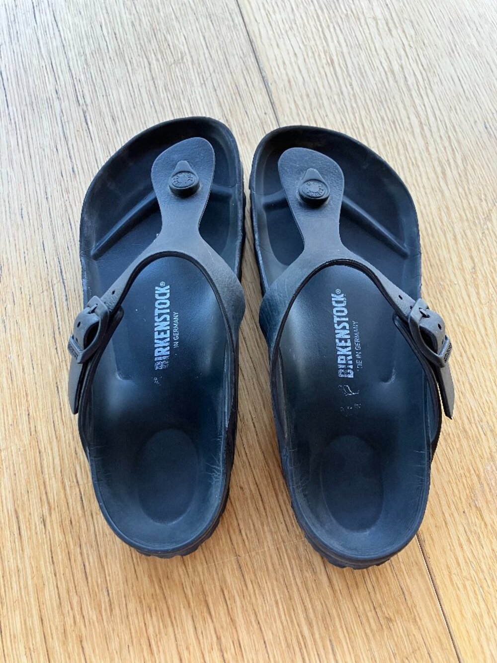 Birkenstock Gizeh Essentials Eva Black Sandals Size Women’s 6-6.5 EU 37